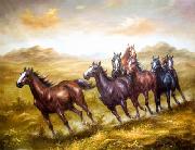 unknow artist Horses 016 china oil painting reproduction